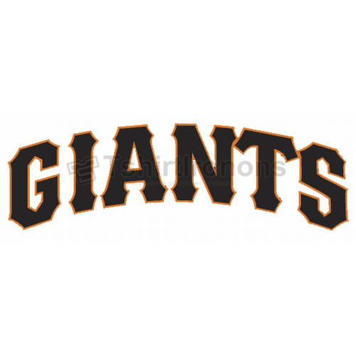 San Francisco Giants T-shirts Iron On Transfers N1896 - Click Image to Close